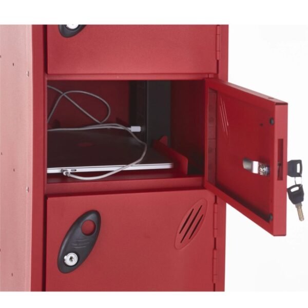 Probe fire suppression lithium-ion batter charging lockers 10 door af-x fireblocker