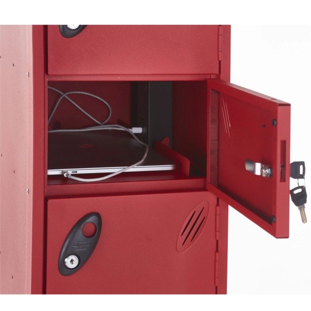 Probe fire suppression lithium-ion batter charging lockers 10 door af-x fireblocker