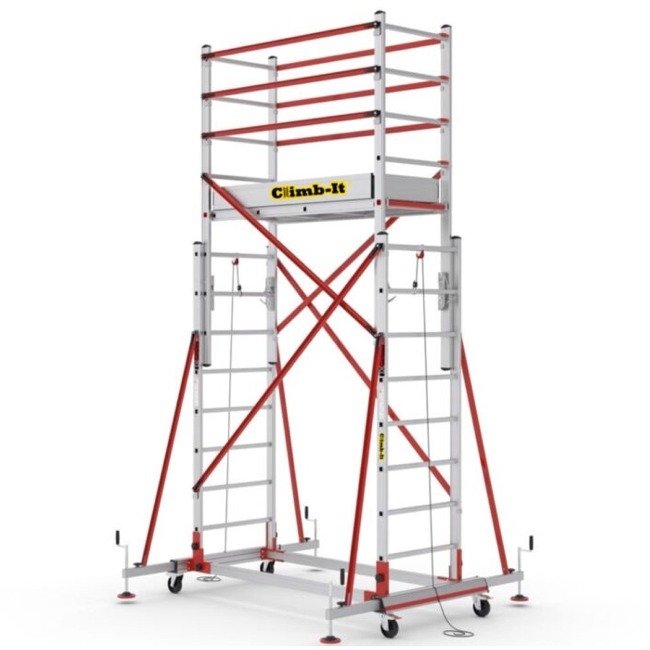 climb-it extenda aluminium tower 2745