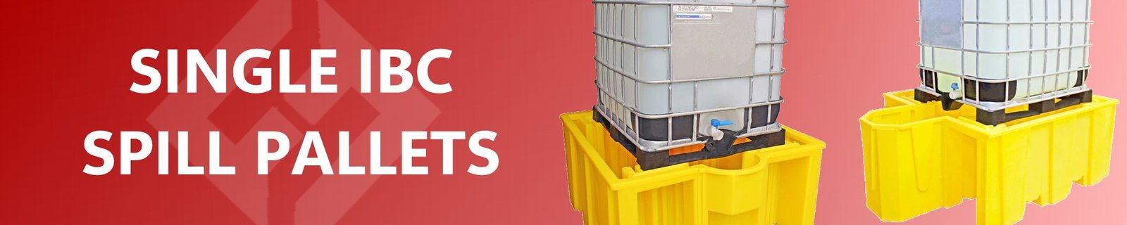 Single IBC spill pallat bund romold, jonesco, hazstor, justrite