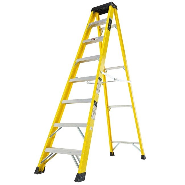 TB Davies Insul8-s fibreglass swing back step ladders 8 tread