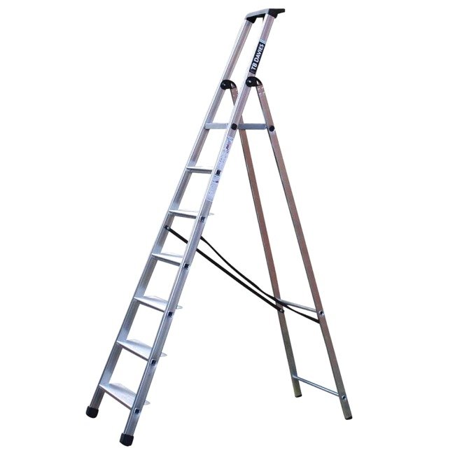TB Davies Maxi Aluminium Professional Platform Steps 7 tread