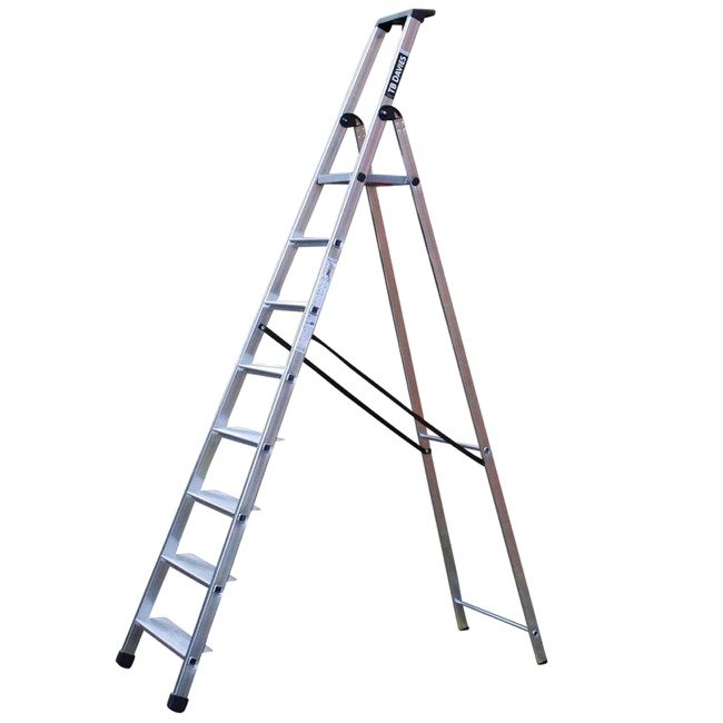 TB Davies Maxi Aluminium Professional Platform Steps 8 tread