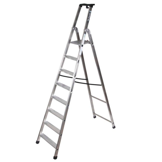 TB Davies HDUTY-S Aluminium Professional Platform Steps 8 tread