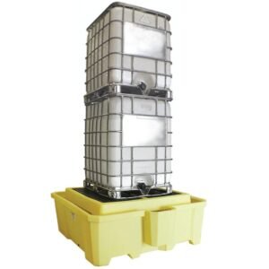 Enpac double ibc spill pallet with integral dispenser