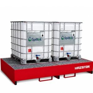 Hazstor steel double ibc spill pallet