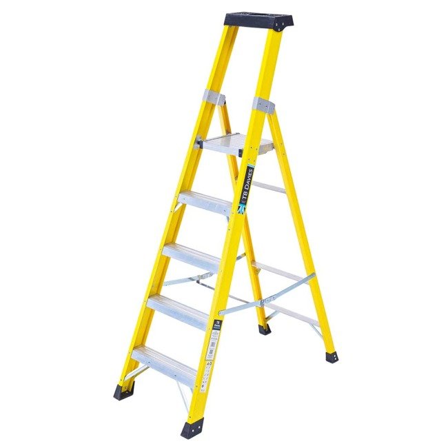 TB Davies Insul8-P fibregalss insulated safety platform steps 5 tread