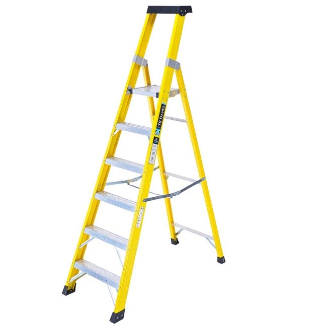 TB Davies Insul8-P fibregalss insulated safety platform steps 6 tread