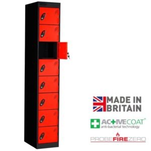 Probe 8 door tool charging locker red