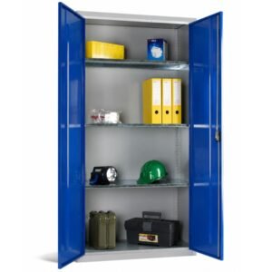 Elite standard steel workplace blue doors cupboard