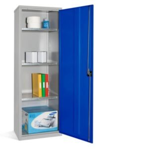 Elite slim cupboard steel blue door