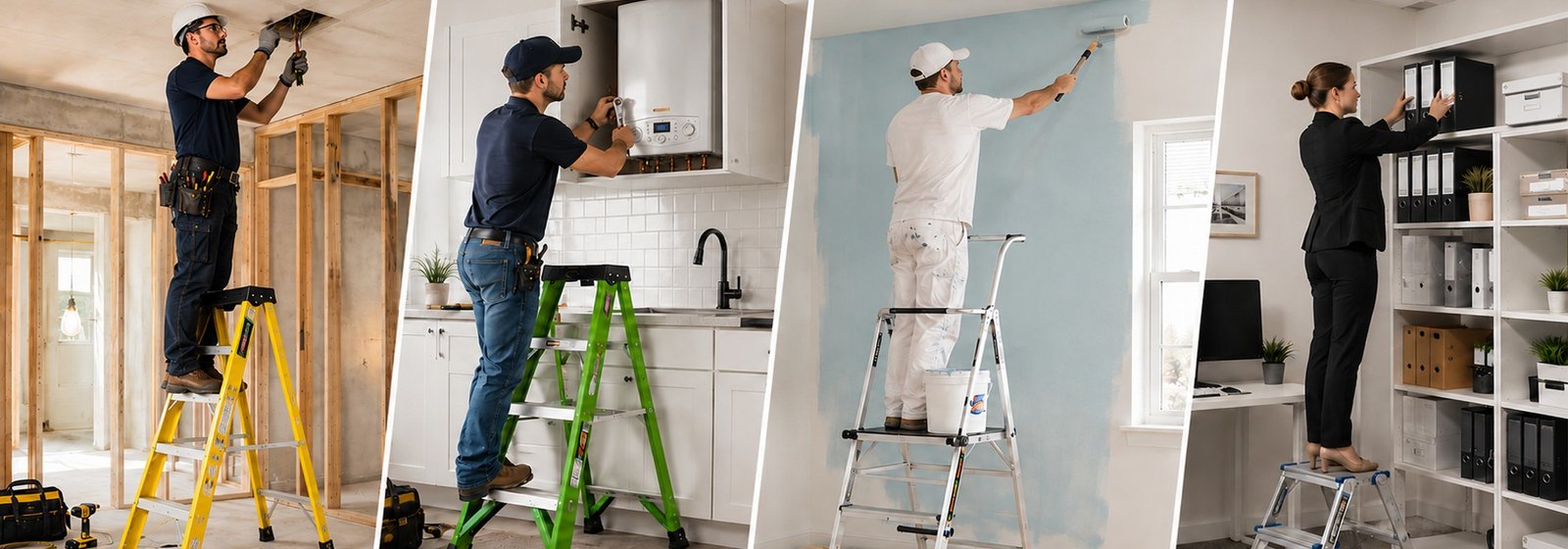 Astra Direct bring together the uk's leading brands of professional quality STEP ladders