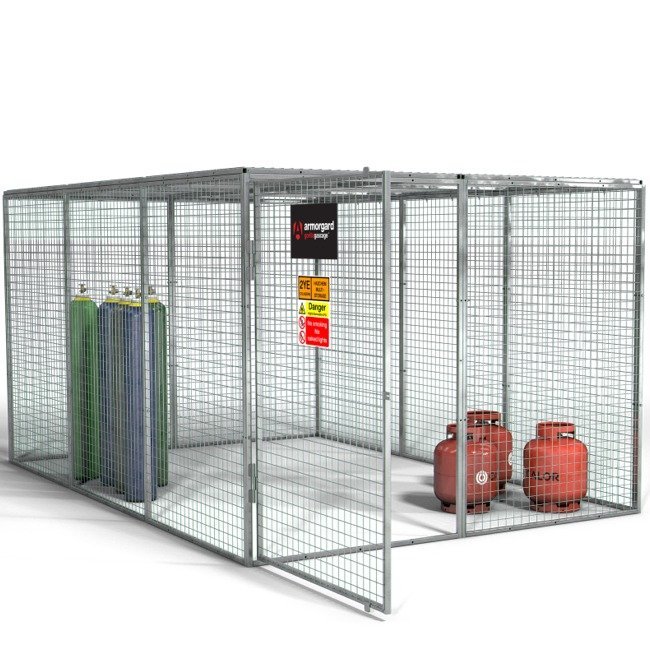 Armorgard Gorilla Gas Cage GGC13 - 2412w x 3666d x 1831h