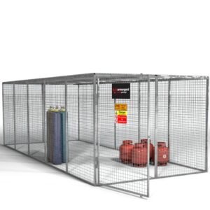 Armorgard Gorilla Gas Cage GGC15 - 2412w x 6066d x 1831h