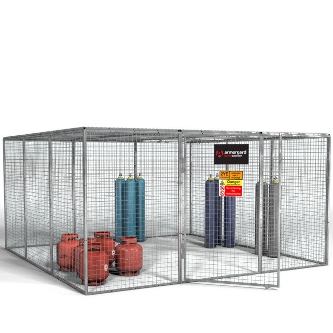 Armorgard Gorilla Gas Cage GGC16 - 3612w x 3666d x 1831h