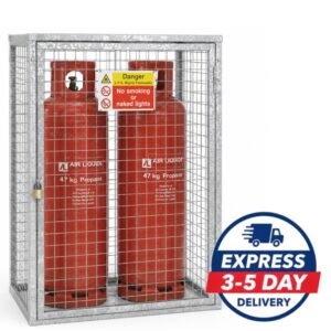 Hazstor GC4 galvanised steel gas storage cage