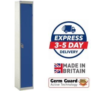 qmp express 1 door lockers blue