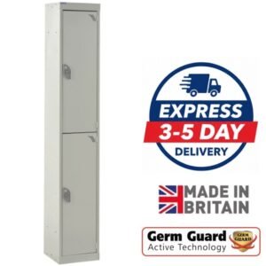 qmp express 2 door lockers blue