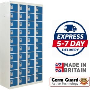 qmp armour 40 door personal effect locker dark blue
