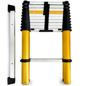 Drabest MAX aluminium telescopic ladder with 11 treads