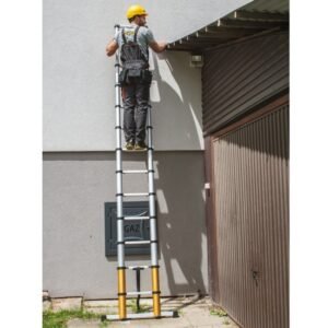 Drabest MAX aluminium telescopic ladder with 13 treads
