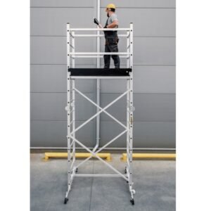 Drabest HECTOR aluminium scaffold tower and ladder system for professional use