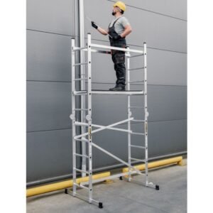 Drabest IKAR aluminium scaffold tower and ladder system for professional use