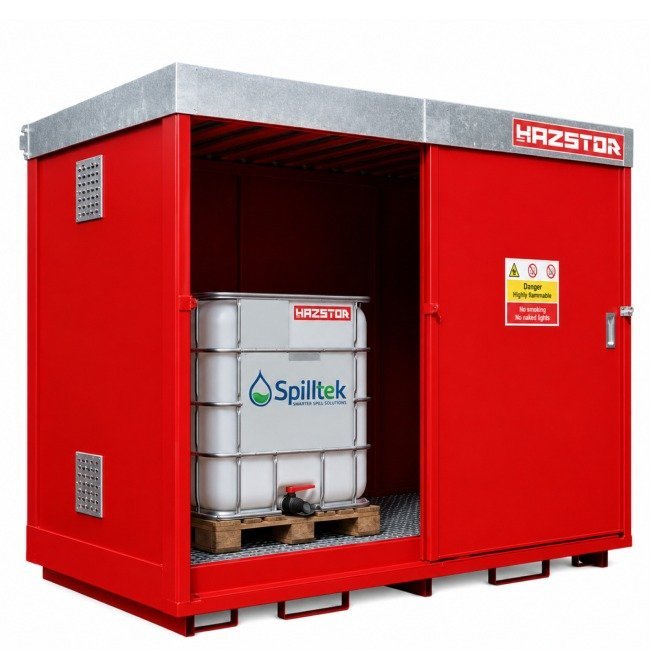 Hazstor Dual Purpose Chemical Store | 8 Drum / 2 IBC