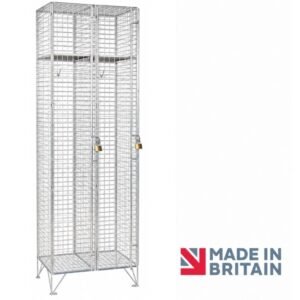 1 door wire mesh locker nest-2