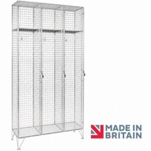 1 door wire mesh locker nest-3