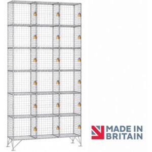 6 door wire mesh locker nest-3