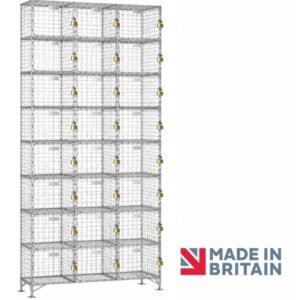 8 door wire mesh locker nest-3