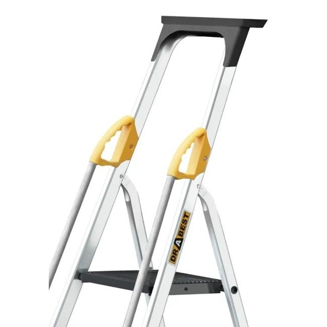 Drabest Professional Step Ladder with Handrails - Image 2