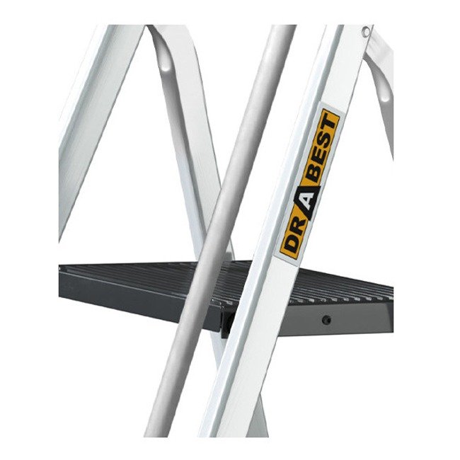 Drabest Professional Step Ladder with Handrails - Image 3