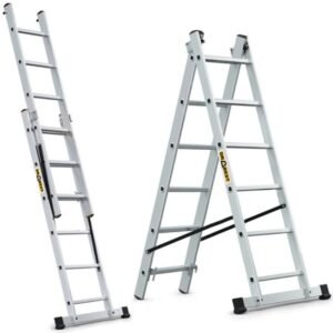 Drabest light 2-section combination ladder